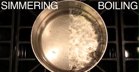 simmer in gas stove